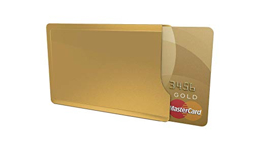 BMK Kartenschutzhülle CardTresor Casual Edelstahl, goldfarbig, RFID/NFC-Schutz