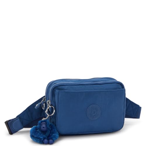 Image of Kipling Women's Abanu Medium Crossbody Bag, Lightweight, Adjustable Nylon Waist Pack with Multi-Compartment Zip Pockets