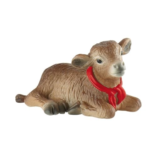 Bullyland 62321 - Spielfigur Alpenkalb Nina, ca. 6,5 cm große Tierfigur, detailgetreu, PVC-frei, ideal als kleines Geschenk für Kinder ab 3 Jahren