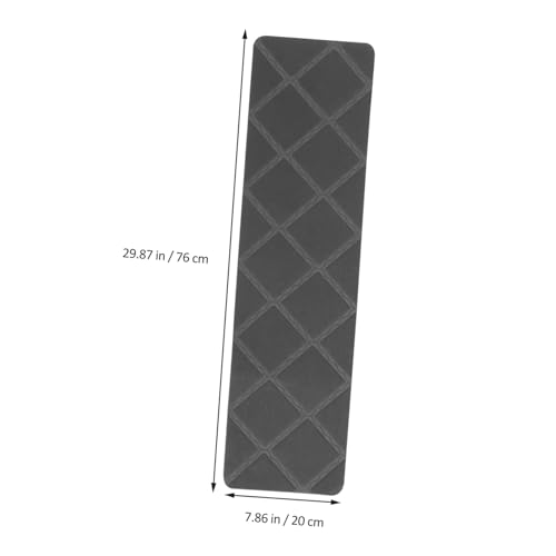 Alfombras de escalera autoadhesivas antideslizantes peldaños madera 4 piezas cortables interior 7