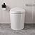 DeerValley Smart Toilet with Integrated Bidet, Heated Seat, Auto Flush, Warm Air Dryer, Foot Sensor, and Remote Control, White, Elongated, 12-inch Rough-In