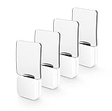 oviitech Superior Night Light with Dusk to Dawn Light Sensor at Bottom, Light in Warm White for Hallway, Bedroom, Living Room, Bathroom and Other Scenes, UL Certified, White, 4 Pack