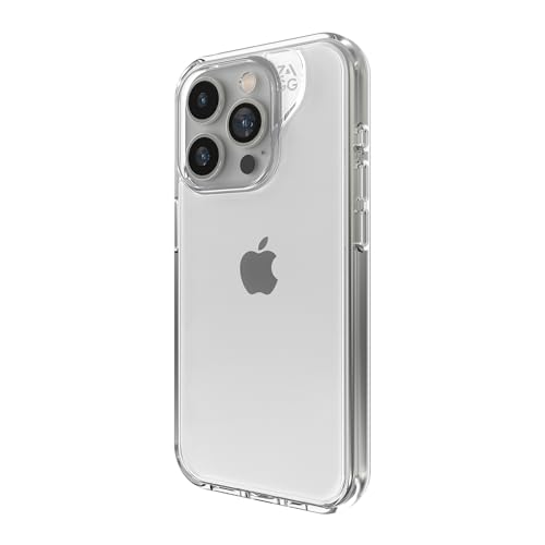 ZAGG Crystal Palace iPhone 15 Pro Phone Case - Drop Protection (13ft/4m)