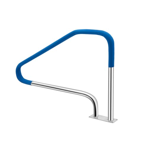 Garvee Barandilla de Seguridad para Bañera y Piscina, Acero Inoxidable 304/316, Carga 170 kg, Agarre Antideslizante, Instalación Rápida, Accesorio para Baño y Spa, Tamaño 125 x 86 cm