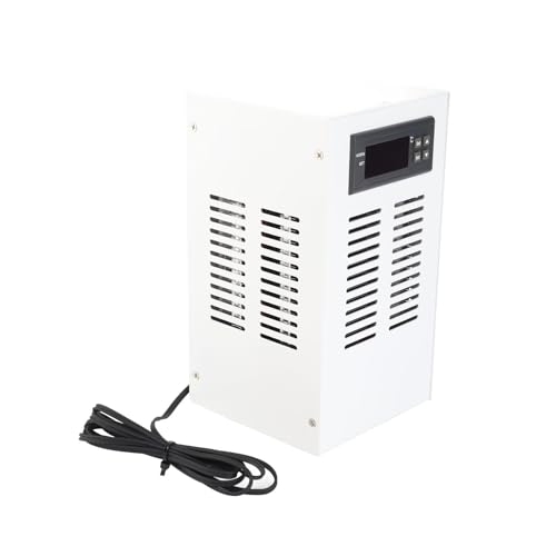 Fafeicy Enfriador de Acuario Enfriador de Agua de 72 W Enfriador de Acuario para Tanque de Peces para Hidropónico Hogar 30-35 DB de Enfriamiento Silencioso de Temperatura Constante,