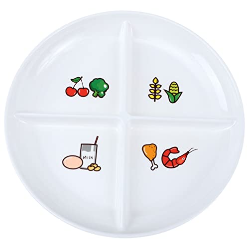 STOBAZA Lunch Plate Practical Household Dinner Plate Diet for Breakfast