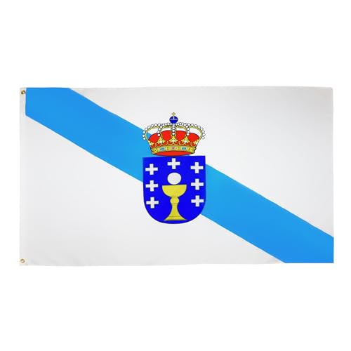 AZ FLAG Bandeira da Galiza 150 x 90 cm - bandeira galega 90 x 150 cm