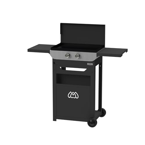 LE MARQUIER Plancha Original gaz 260 Duo Edition (Chariot et Couvercle Inclus)