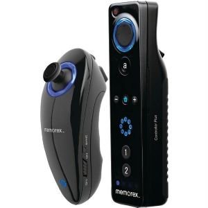 MEMOREX 98698 NINTENDO WII(TM) REMOTE NUNCHUCK & CONTROLLER WITH WII MOTIONPLUS(TM) (BLACK)