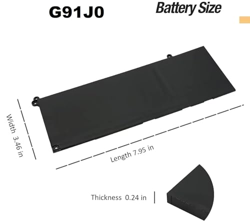 Image of Wefly G91J0 Laptop Battery Compatible for Dell Inspiron 3510 3511 3515 5310 5410 5418 5510 5515 5518 Latitude 3320 3330 3420 3520 Vostro 3510 3515 3511 5310 5510 5410 V6W33 TN70C Laptop Battery