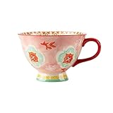 YJYJY Taza de cerámica para café con Leche, Desayuno, 420 ml, Gran Capacidad, para el hogar, Leche, Avena, Oficina, Taza de café