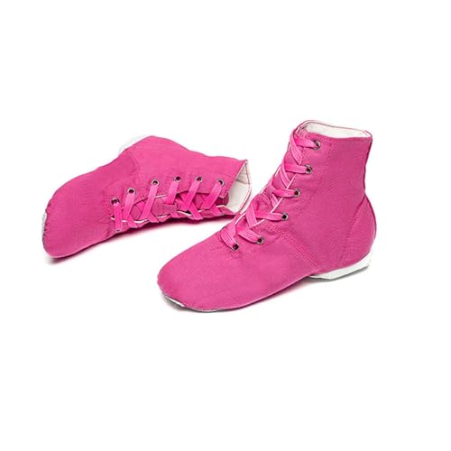 MSMAX Jazz Dance Shoes for Girls Lace-up Dancing Ballet Boots Sneakers for Boys3