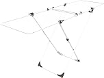 Vileda Duo | stendibiancheria estensibile | griglie sovrapponibili | già assemblato | ruote integrate