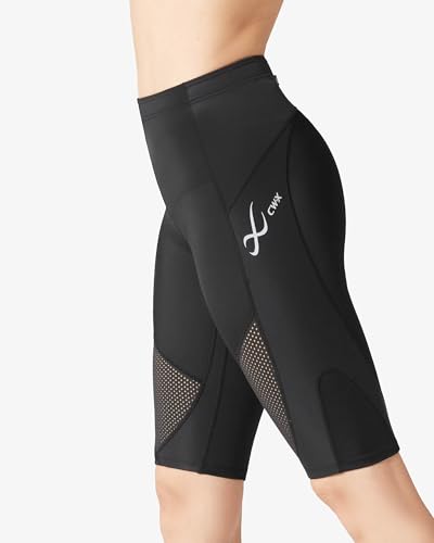 Image of CW-X Women's Mid Rise Stabilyx Ventilator Cooling Compression Sports Shorts