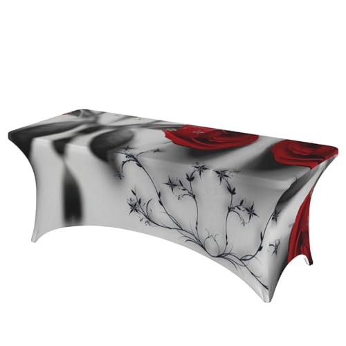 Nappe de table extensible lavable pour effacer les plis du buffet de fête - 2