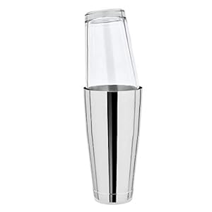 Boston shaker compleet met origineel mixing glas – roestvrij staal – 28oz.=828 ml.