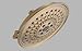 DELTA 3 Setting H2OKinetic Traditional Raincan Showerhead UNIVERSAL SHOWERING COMPONENTS 52687-CZ Shower Heads