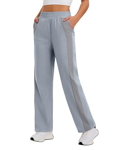 BMJL Womens Black Travel Hiking Pants Work Dress Business Causal Pants Wide Leg Lightweight Fall Trousers
