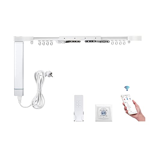 Smart Curtain Blind Motor with Tuya WiFi and RF Control for Electric Stage Curtains (5.2m / 204.5 inches)