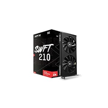 XFX Placa gráfica Speedster SWFT210 Radeon RX 7600 com 8GB GDDR6 HDMI 3xDP, AMD RDNA 3 RX-76PSWFTFY