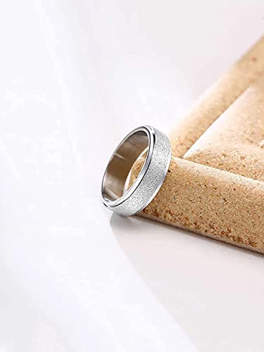 Stainless Steel Spinner Revolving Finger Ring, Stylish Accessory