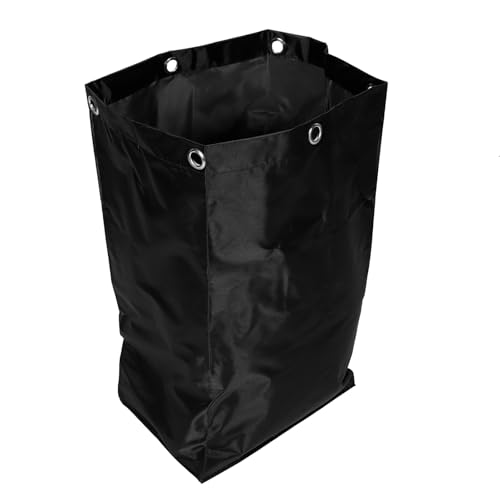 NAMOARLY Clean Car Storage Bag Janitorial Caddy Bag Cleaning Cart Supply Folding Cart Replacement Bags for Cleaning Cart Commercial Products Cart Bag Cleaning Cart Pouch Canvas Black