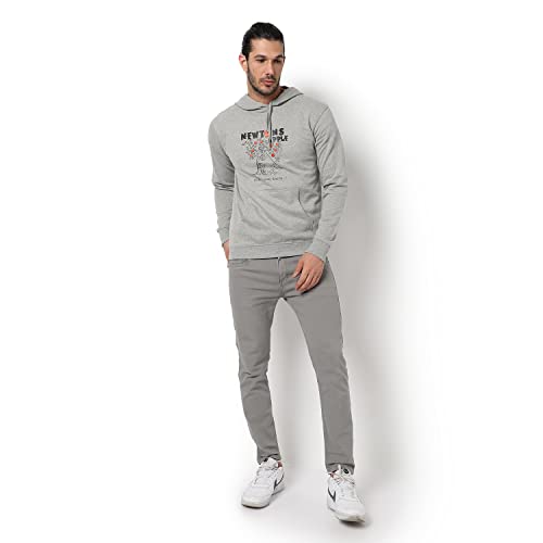 Image of CAHOOT Men's Printed Sweatshirt Regular Fit for Casual Wear | Full Sleeve | Cotton | Stylish Sweatshirt Crafted with Comfort Fit and High Performance for Everyday We