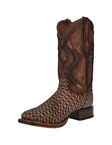 Dan post men's stanley western boot wide square toe bro…