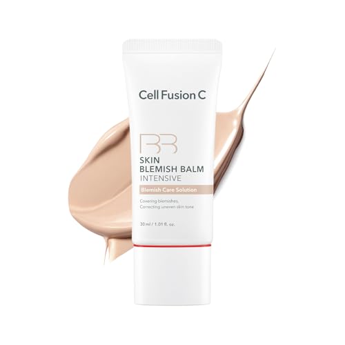 Cell Fusion C Skin Blemish Balm intensive, Neutral Undertone BB Cream, 24h Coverage with Natural Finish, Tinted Moisutrizer for Face, 1.01 fl.oz. (No.23 Signature Beige)