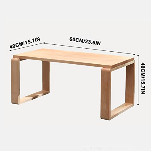 Table d'étude en bois compacte, petite table basse de salon et balcon