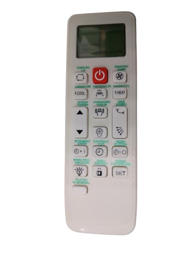 Image of AMAZOR Ac Remote Control Compatible For Whirlpool Ac Remote For Split & Window Ac (Whirlpool Universal Remote), White