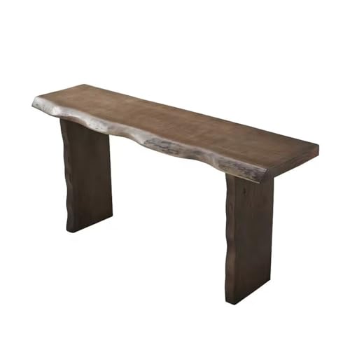 Vintage Rustic Hallway Console Table - Slim Entryway Table for Narrow Spaces Perfect for Front Door or Hallway Decor - Stylish Small Furniture Piece