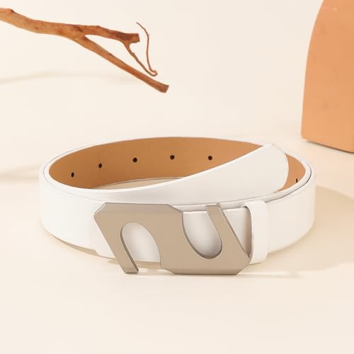 Casual Waist Belt Punk Chain For Stylish Cowgirl Buckle Retro Oval Buckle Waist Chain 2000s Trend Belt4