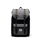 Herschel 10020-05722 Herschel Little America MID-Volume Backpack Unisex Black Grid/Gargoyle/Sun ORANGE