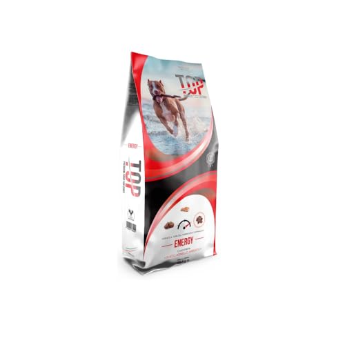 Dagel Mangimi - Top Energy - A Alimento completo per il mantenimento di cani adulti con fabbisogno energetico elevato. Ricco di agnello, 1 confezione da 20 kg