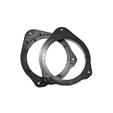 Sound Way - Adattatori per Altoparlanti da 165 mm (6.5") per Audi A1 (2010-2018) - Supporti in Plastica per Pannelli Laterali Posteriori + Cavi Connettori Inclusi