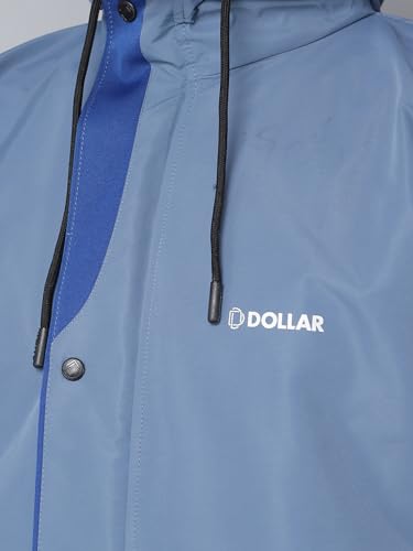 Image of Dollar Rainguard Men's PVC Full Sleeve Solid Reversible Sporty Raincoat Set With Adjustable Hood and Pocket