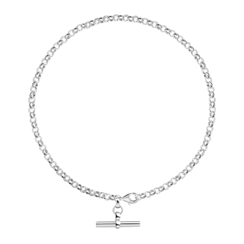 Image of TRUESILVER ACPL 925 Sterling Silver Anklets for Women | BIS Hallmarked Adjustable Chain Anklet with Charms | Beach Foot Jewelry | 1 Piece