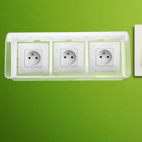 Diseño elevado para baño en cubierta de plástico para enchufe de 3 posiciones 7