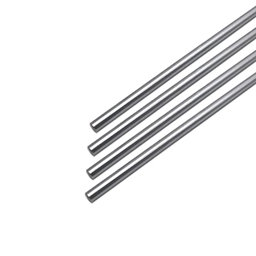 Arbre linéaire 8mm x 250mm chromé durci H8 pour imprimante 3D et CNC de précision - Lot de 4