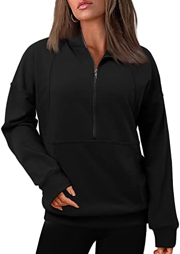 onlypuff Half Zip up Sweatshirt Women Cute Hoodies Lapel Pullover Long Sleeve Trendy Warm Top onlypuff Half Zip up Sweatshirt Women Cute Hoodies Lapel Pullover Long Sleeve Trendy Warm Top