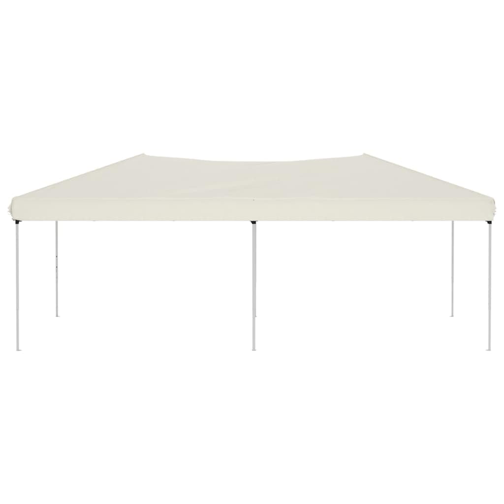 AUVYI Terrassenpavillon Faltbar Creme 3x6 m Festival-Zelt Welches UV-beständig und Wasserabweisend Partyzelt für Familientreffen, Grillpartys, Picknicks, Camping, Geburtstagsfeiern