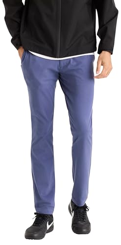 Dockers Go Active Flex Chino Skinny, Pantalones Hombre, Crown Blue, 30W / 34L