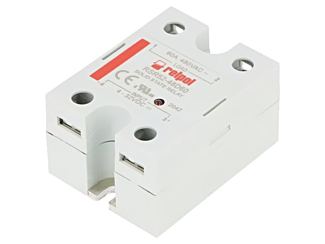 Relais semi-conducteur RSR52-48D60 RELPOL 60A 4-32VDC pour commutation industrielle fiable