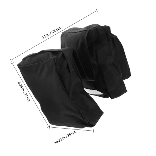 Bolsa Delantera para Moto y ATV jojofuny, Alforja en Tela Oxford 600D, Doble Bolsillo para Herramientas miniatura 2