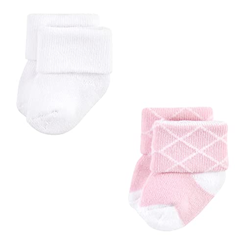 Image of Hudson Baby Baby 8-pack Cotton Rich Newborn and Terry Socks