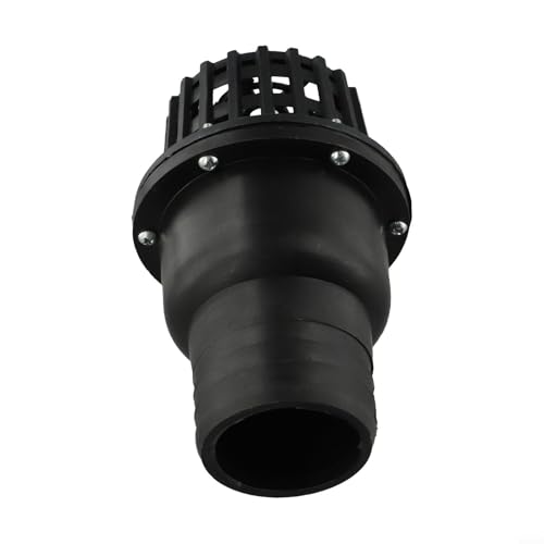 7.6 cm Wasserfußventil, Niederdruck Flach Rückschlagventil für Pumpen, PVC-Bodenrückschlagventilanschluss, Single Direction Flow Control für Saugleitungen