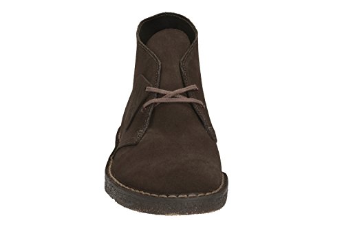 Image of CLARKS Men's Desert Boot Chukka Boot, Black Leather, 13 M US