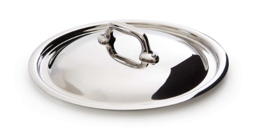 Mauviel Made in France M'Cook 5 Ply Stainless Steel 5218.24 9.5 inch Lid, Cast Stainless Steel Handle by Mauviel
