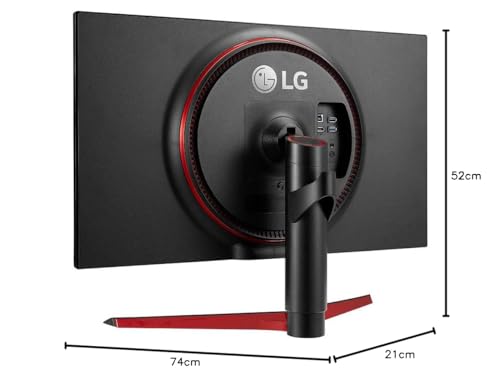 LG UltraGear 27GN950-B - Monitor 27 pulgadas gaming, UltraHD 4K, 144Hz, 1 ms, 1000:1, 400nit, DCI-P3 98%, 16:9, HDMI, DisplayPort